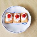 take♪aki♪'s cooksnap of when they made 苺ジャムヨーグルトのクラッカーのせ.