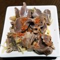 ちづるん☆'s cooksnap of when they made 簡単ヘルシー☆みょうがと砂肝のポン酢和え.