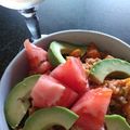 クックQ1UMSY☆'s cooksnap of when they made 豆腐でヘルシー♡タコライス風ごはん.