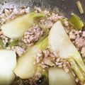 亀ちん's cooksnap of when they made カブと豚ひき肉のあんかけ風.