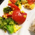 そうまママ☆'s cooksnap of when they made トマトとブロッコリーの卵炒め.