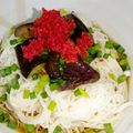 ひんべえ's cooksnap of when they made 揚げ茄子×梅の変わり素麺☆.