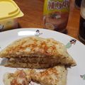 facukoyu's cooksnap of when they made ふわふわ♡バナナパンケーキ.