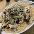 梅。料理修行中's cooksnap of when they made サラダチキンとしめじのクリームパスタ♡.