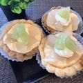 マールマル's cooksnap of when they made ビニール袋で簡単♥梨のカスタードタルト.