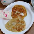 クックL2DT1S☆'s cooksnap of when they made 袋ひとつで！材料ふたつ！甘熟王パンケーキ.