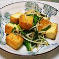 みかかめ's cooksnap of when they made 子供がおかわり～！厚揚げニラもやし☆.