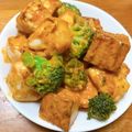 mi626's cooksnap of when they made 鶏胸肉ブロッコリー厚揚げのケチャマヨ炒め.
