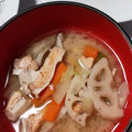 ☆matsuko's cooksnap of when they made とろける鮭のあら汁！.