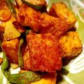 MochaFudge's cooksnap of when they made 台湾料理★豆腐の甘酢照り焼き★紅燒豆腐.