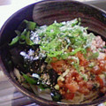 ram01777's cooksnap of when they made 生のオクラdeとまとろ☆冷やしうどん.