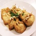 ろさ☆'s cooksnap of when they made 根菜つくねの巾着煮.