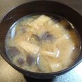 Ocean_ray's cooksnap of when they made お茄子と油揚げの味噌汁.