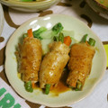 mmameco's cooksnap of when they made いんげんと人参の豚肉巻き.