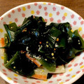 ばたみそーぱん☆'s cooksnap of when they made カニかまとワカメの洋風酢の物.
