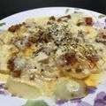 ☆GSSQHY☆'s cooksnap of when they made レンジで簡単！じゃがいもピザ.