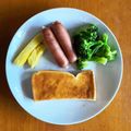 てきとうりょうり's cooksnap of when they made 保育園おやつきな粉トースト.