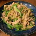 tomochi_to's cooksnap of when they made じゃがいもとピーマンのチンジャオロース風.
