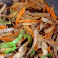 クック5FI59B☆'s cooksnap of when they made ごぼう、人参、ピーマン、蒟蒻のきんぴら.