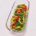まあまま☆0403's cooksnap of when they made パプリカとピーマンのうま塩おかか和え.
