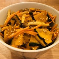 はるとニモdaddy's cooksnap of when they made ＊皮までホクホクかぼちゃのきんぴらさん＊.