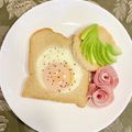 大学生料理人's cooksnap of when they made おしゃれ☆くり抜きトースト☆.