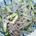 かにさんこ's cooksnap of when they made 満足もやしサラダ.