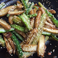 ＋SUN3's cooksnap of when they made ゴーヤとさつま揚げの金平風.