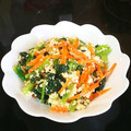 みかんちゃんです☆'s cooksnap of when they made ほうれん草の白和え☆.