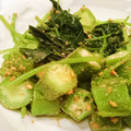sonomay's cooksnap of when they made さつま芋とさつま芋の葉・茎　山形のだし風.