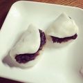 しほまる♬'s cooksnap of when they made レンジで簡単♪柏餅（白・こしあん）.