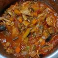 momoazeru's cooksnap of when they made 夏野菜とシーフードのラタトゥイユ♪.