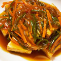 Lily飯's cooksnap of when they made 野菜たっぷり☆厚揚げの甘酢あんかけ.