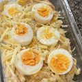 まりキング's cooksnap of when they made エビとタマゴのチーズマカロニグラタン.