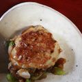 クックLB0KZO☆'s cooksnap of when they made 鶏ひき肉とレンコンの簡単和風ハンバーグ.