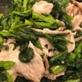 クック640YRR☆'s cooksnap of when they made ツルムラサキと豚肉のエスニック炒め.