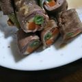 食い道楽になりたい's cooksnap of when they made 野菜とチーズの肉巻きマッキー＊照り焼き風.