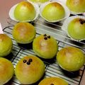 tkmtjk's cooksnap of when they made ホワイトチョコ入り抹茶のちぎりパン♪.