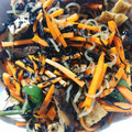 クック2U53KY☆'s cooksnap of when they made 蒟蒻と彩り野菜の炒め物.