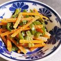 ☆やすちゃん☆'s cooksnap of when they made レンジで簡単☆人参とピーマンのごま和え.