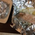フランクフルトJr's cooksnap of when they made 簡単オーブントースターで鮭のホイル焼き.