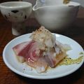 ダイナマイト漆黒's cooksnap of when they made ブリ刺し 鬼おろしポン酢.