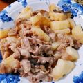 chako太郎's cooksnap of when they made 豚肉とじゃが芋の味噌炒め.