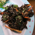 ティ子's cooksnap of when they made ひじきとオクラの簡単和えもの.