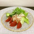☆こまっと☆'s cooksnap of when they made サラダのトマトに乾燥バジルかけるだけ！.