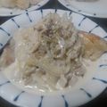夏の粉雪's cooksnap of when they made 白身魚のクリームソース.
