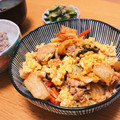 ✿maho✿'s cooksnap of when they made 厚揚げ豚キムチ 簡単.