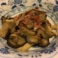 ピーターメリー's cooksnap of when they made なすとベーコンのガリバタポン酢炒め.