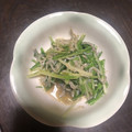 yummy♪♪'s cooksnap of when they made 水菜としらすのさっと炒め.