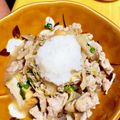 はっぴいあい's cooksnap of when they made 簡単〜♪ 厚揚げとエノキと豚肉の炒めもの.